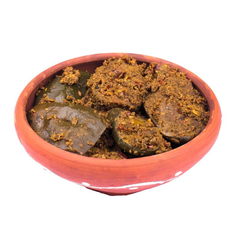 JhaJi Aam ka Sookha Bharua Achar | Dry Mango Pickle 250g | Handmade, Sun-Dried, Bihari Style