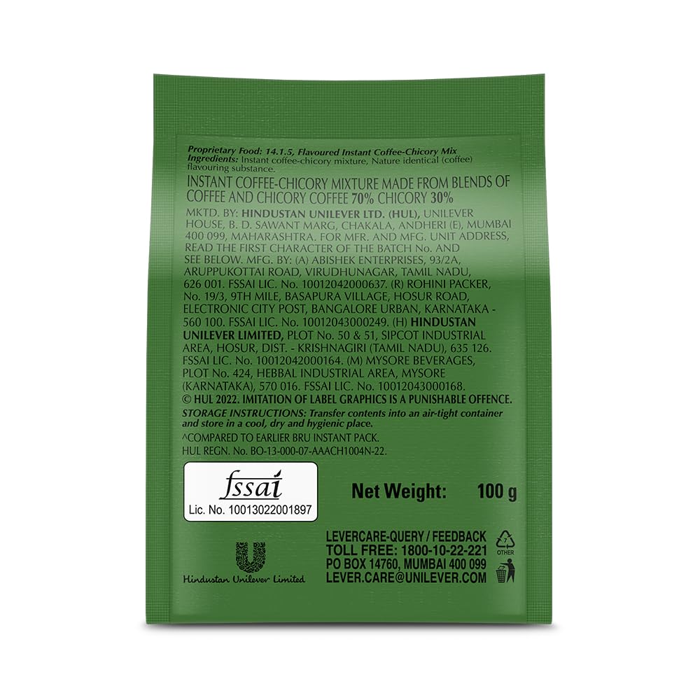 Bru Instant Coffee 100g | Aromatic Blend of Robusta & Arabica Beans