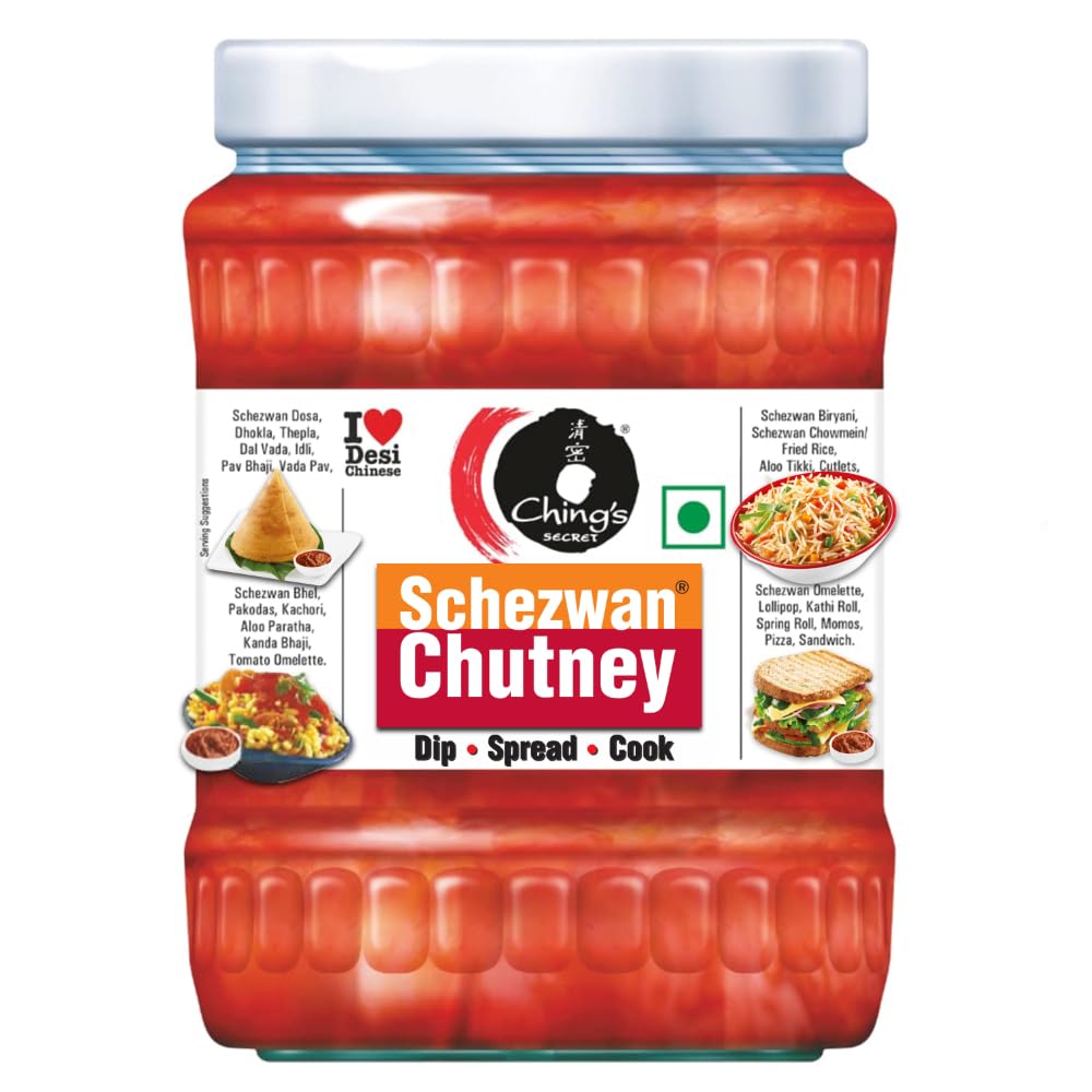 Ching's Secret Schezwan Chutney, 590g, Spicy Dip & Spread