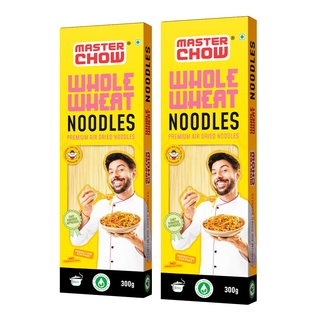 MasterChow Whole Wheat Noodles - Ready to Cook, 200g