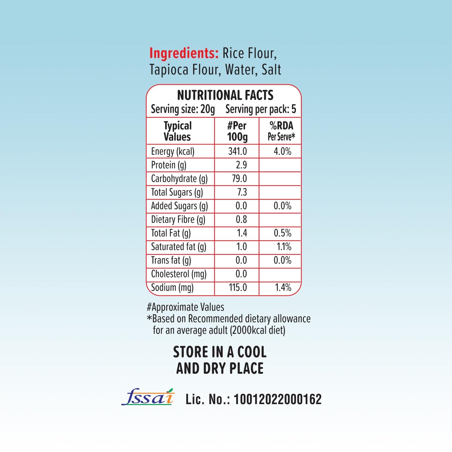 Meishi Gluten Free Spring Rice Paper Roll | 100g | 22 cm | Edible Sheets