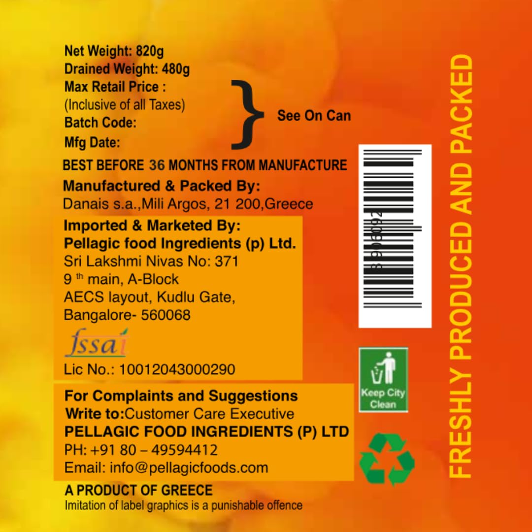 Ralisa Peach Halves in Light Syrup - 820g Canned Fruits