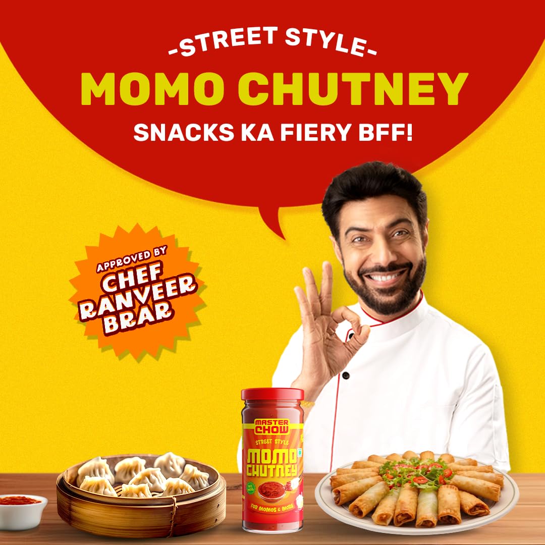 MasterChow Momo Chutney (250g) | Spicy Dipping Sauce for Dumplings