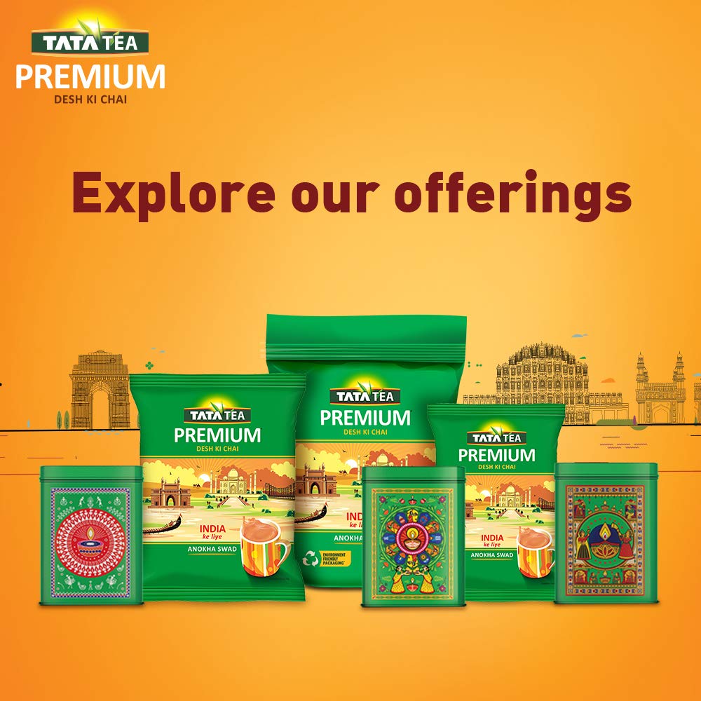 Tata Tea Premium Black Tea 1kg - Unique Blend for Chai Lovers