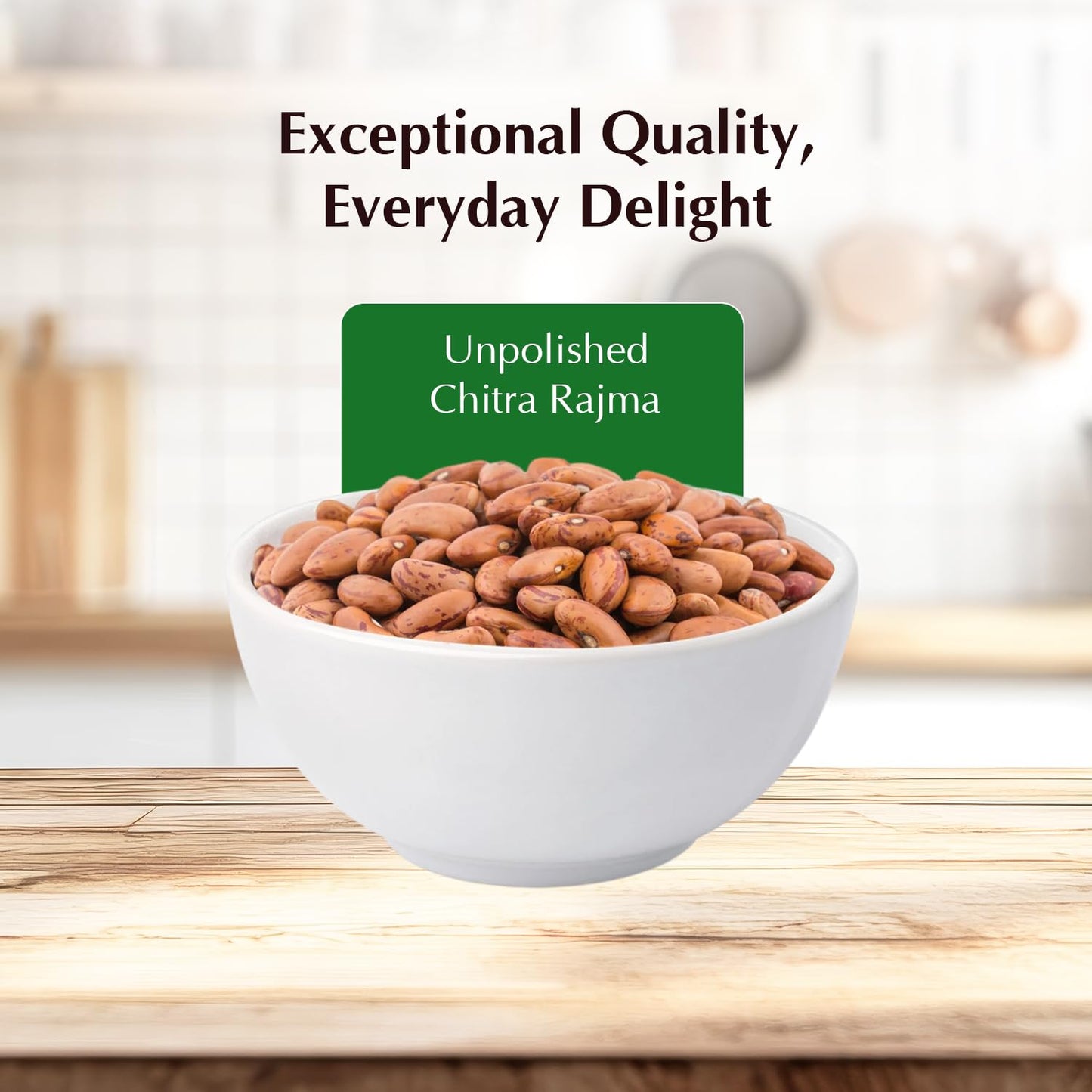 Vedaka Unpolished Chitra Rajma | 1 Kg | Plant-Based Protein