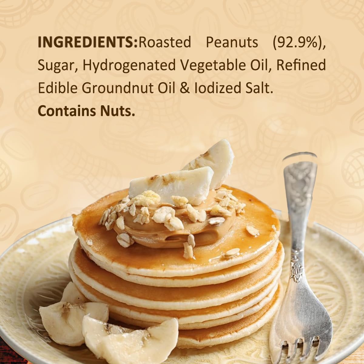 Sundrop Peanut Butter, Crunchy, 924 grams - Vegetarian Spread