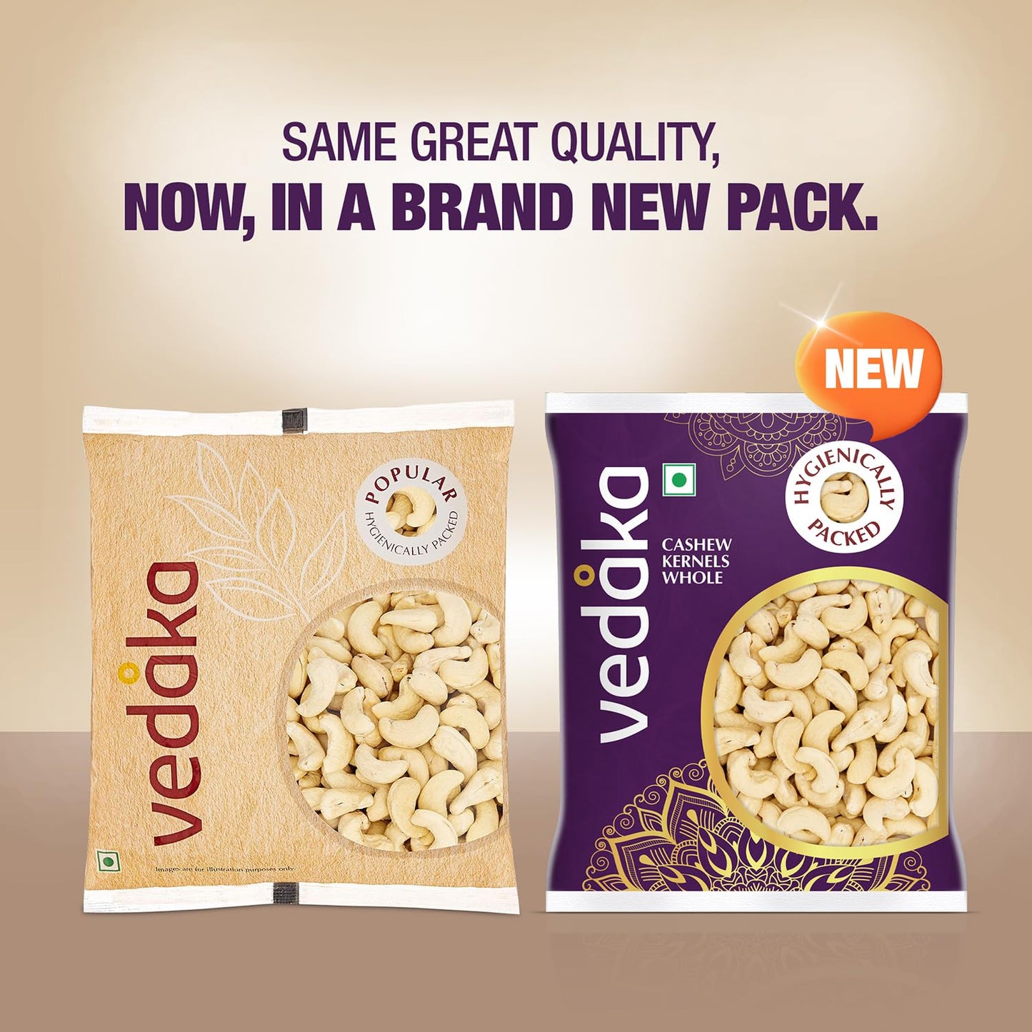 Vedaka Whole Cashews | 200g | Grade W320 | Gluten-Free Snack