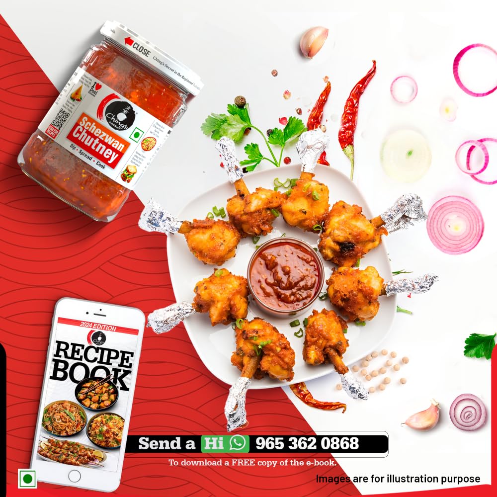 Ching's Secret Schezwan Chutney, 590g, Spicy Dip & Spread