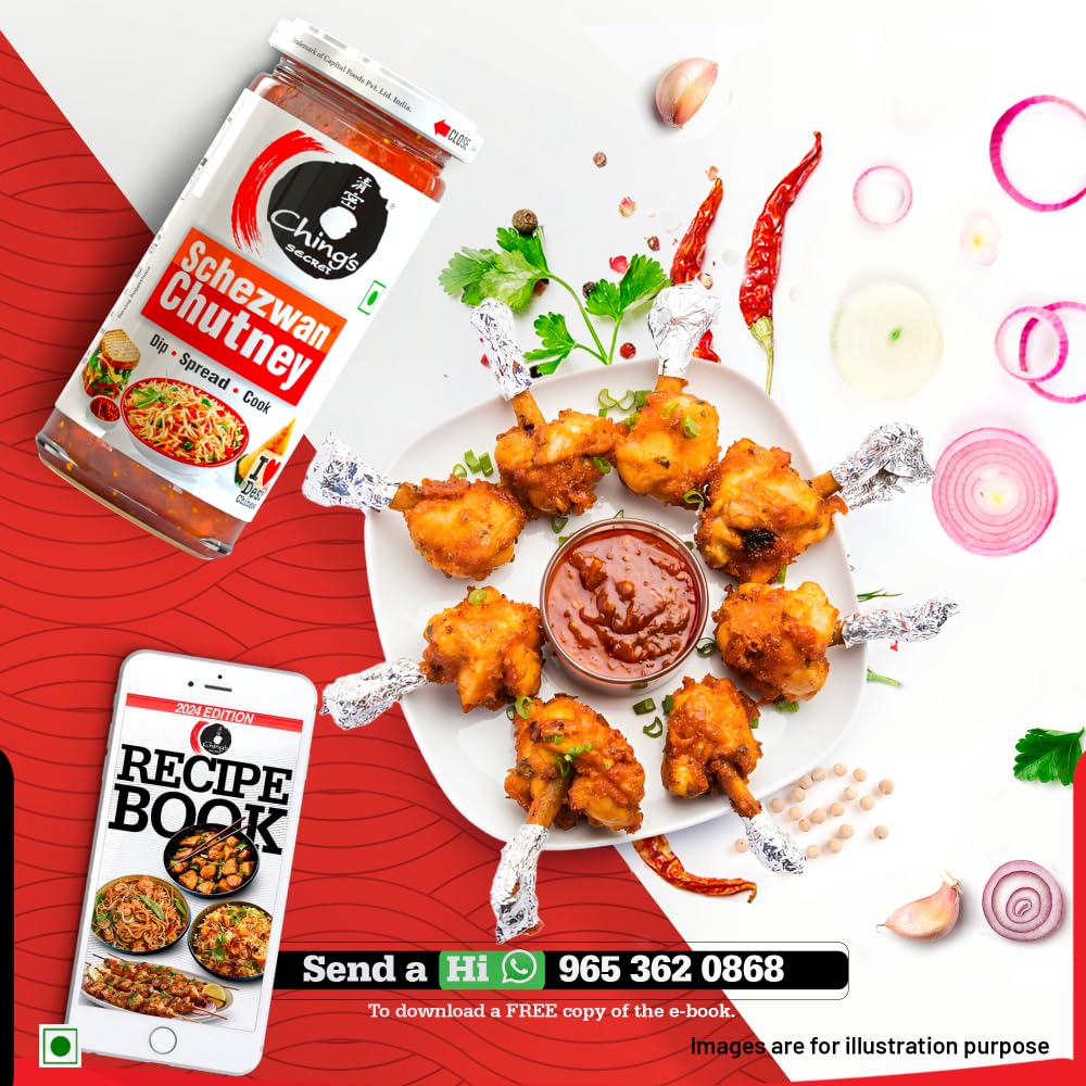Ching's Schezwan Chutney 250g - Bold & Fiery Pickles