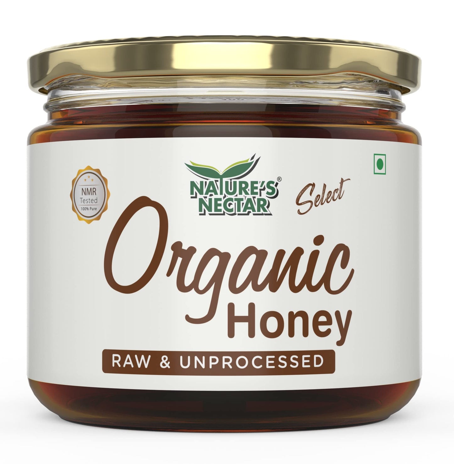 Nature's Nectar Organic Raw Honey 400g | NMR Tested, No Added Sugars