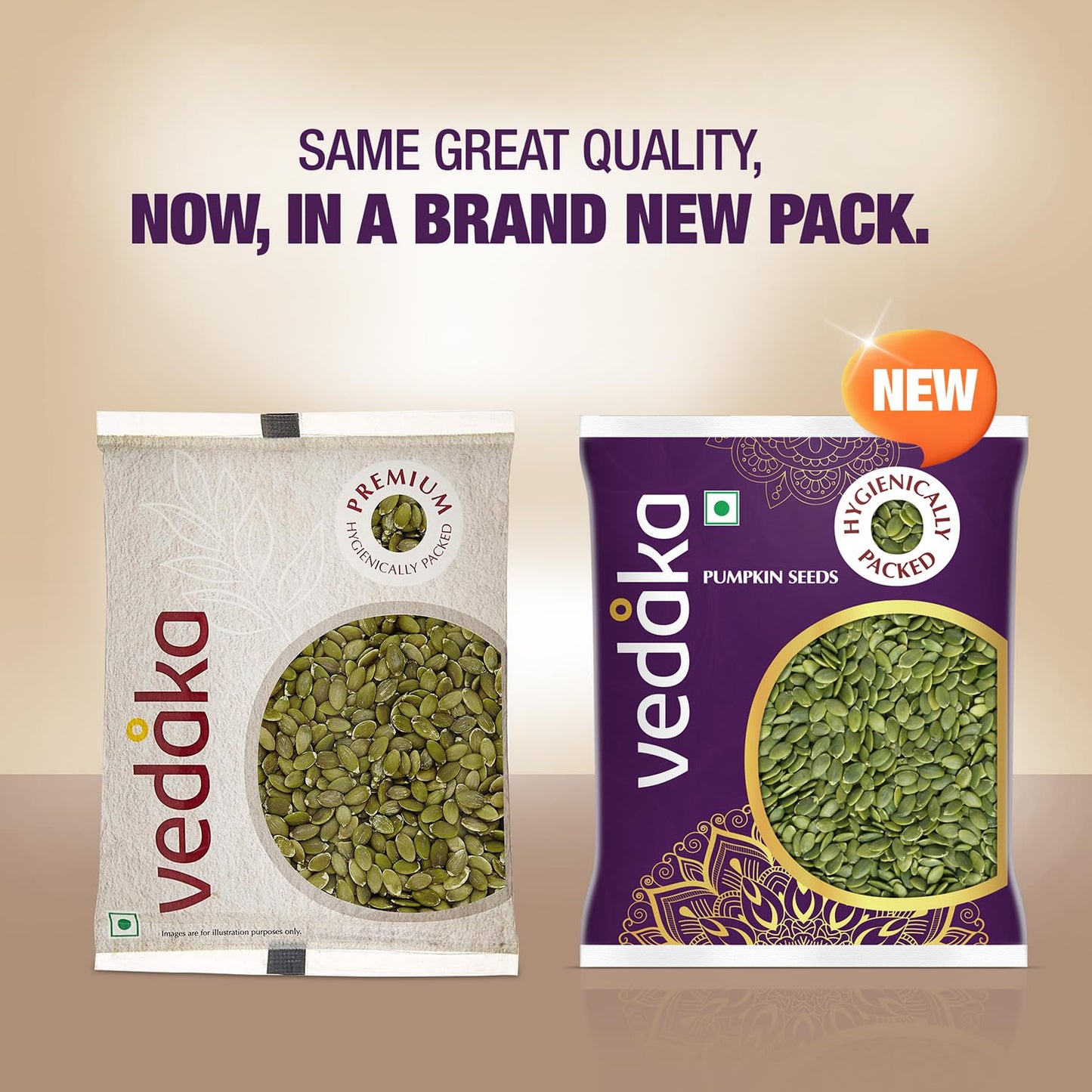 Vedaka Raw Pumpkin Seeds | 200 Gram | Gluten-Free Snack