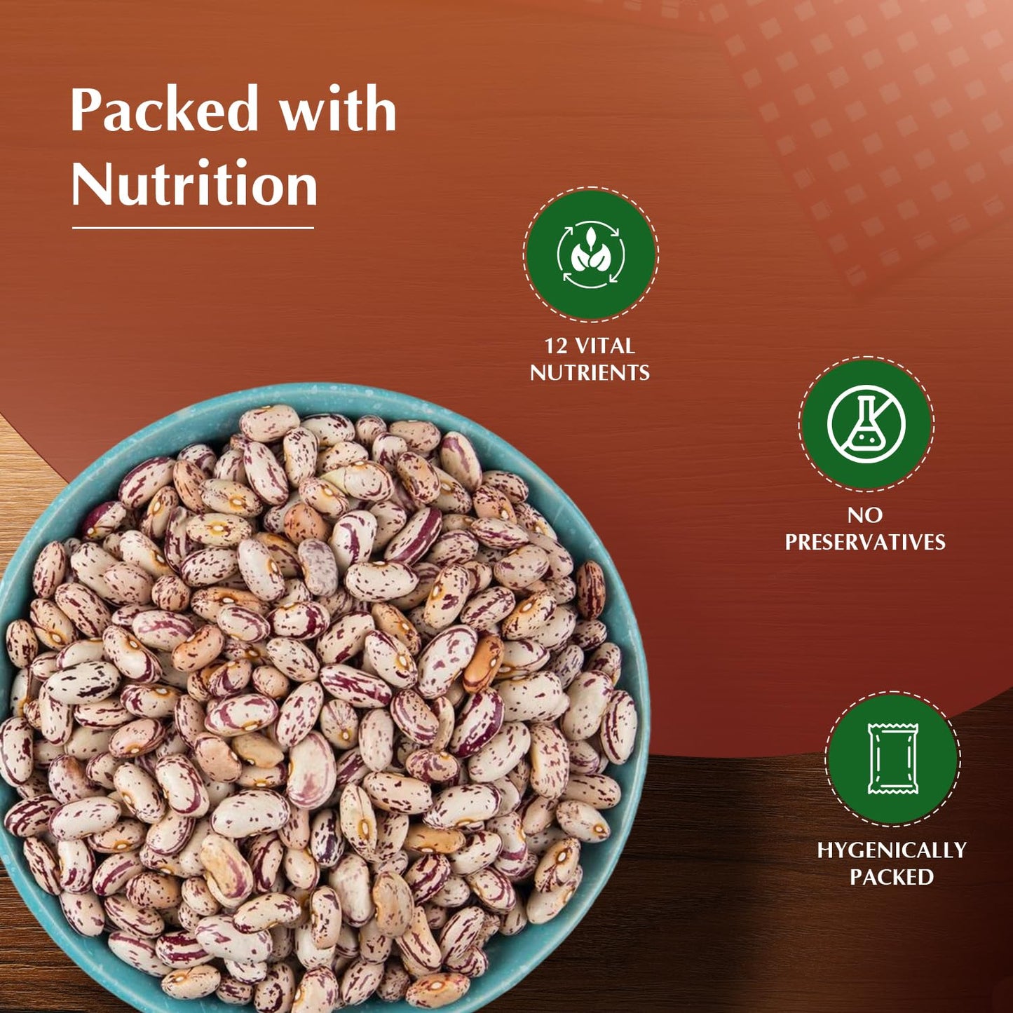 Vedaka Unpolished Chitra Rajma | 1 Kg | Plant-Based Protein