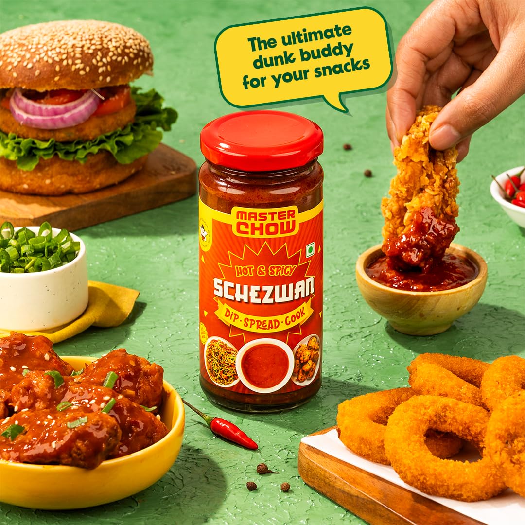 MasterChow Hot & Spicy Schezwan Chutney - 250g - Versatile Pickle