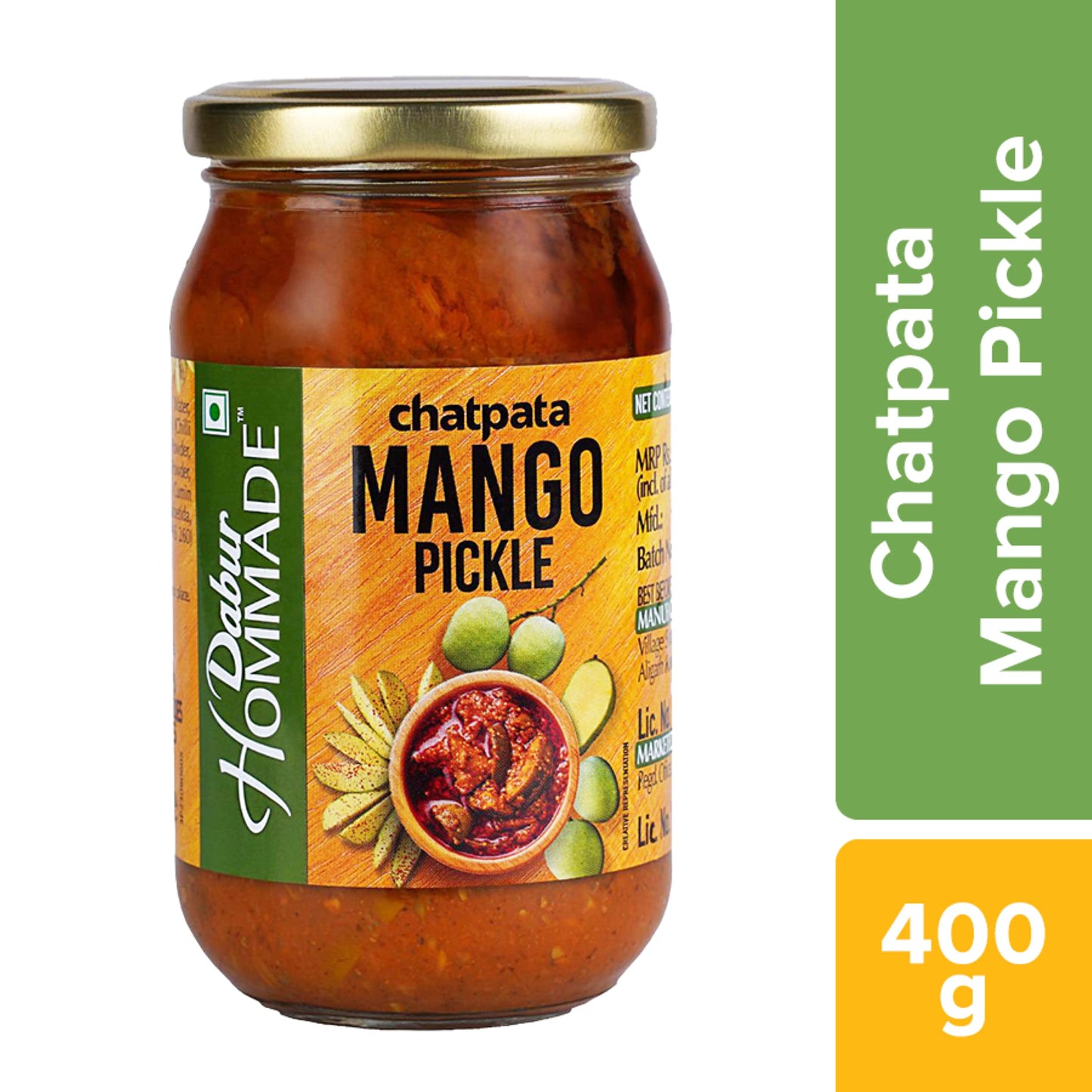 Dabur Mango Pickle 400g - Authentic Indian Pickle