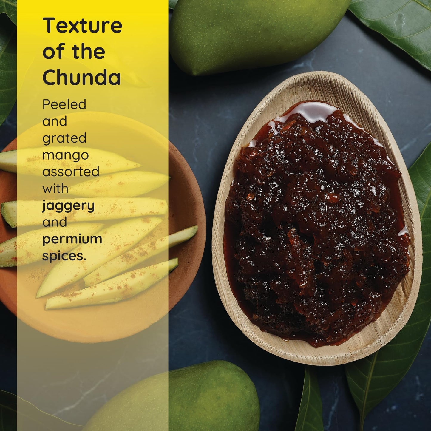FarmDidi Mango Chunda with Jaggery 325g | Oil-Free Handmade Pickle