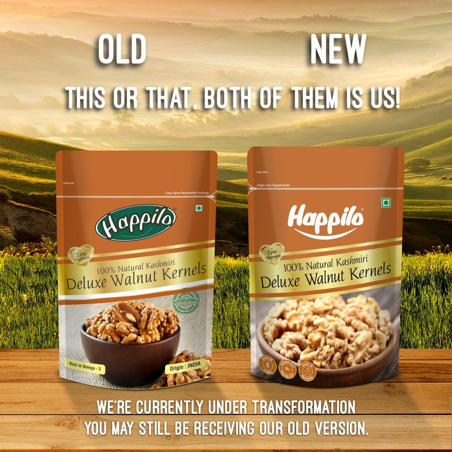 Happilo Walnuts 200g - No Shell, Rich in Omega-3, Protein