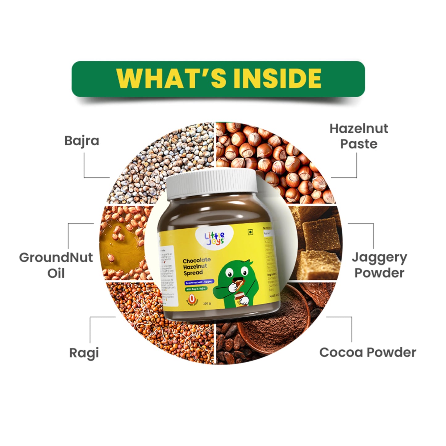 Little Joys Chocolate Spread | 300g | No Refined Sugar, No Palm Oil | Hazelnut & Cocoa Blend