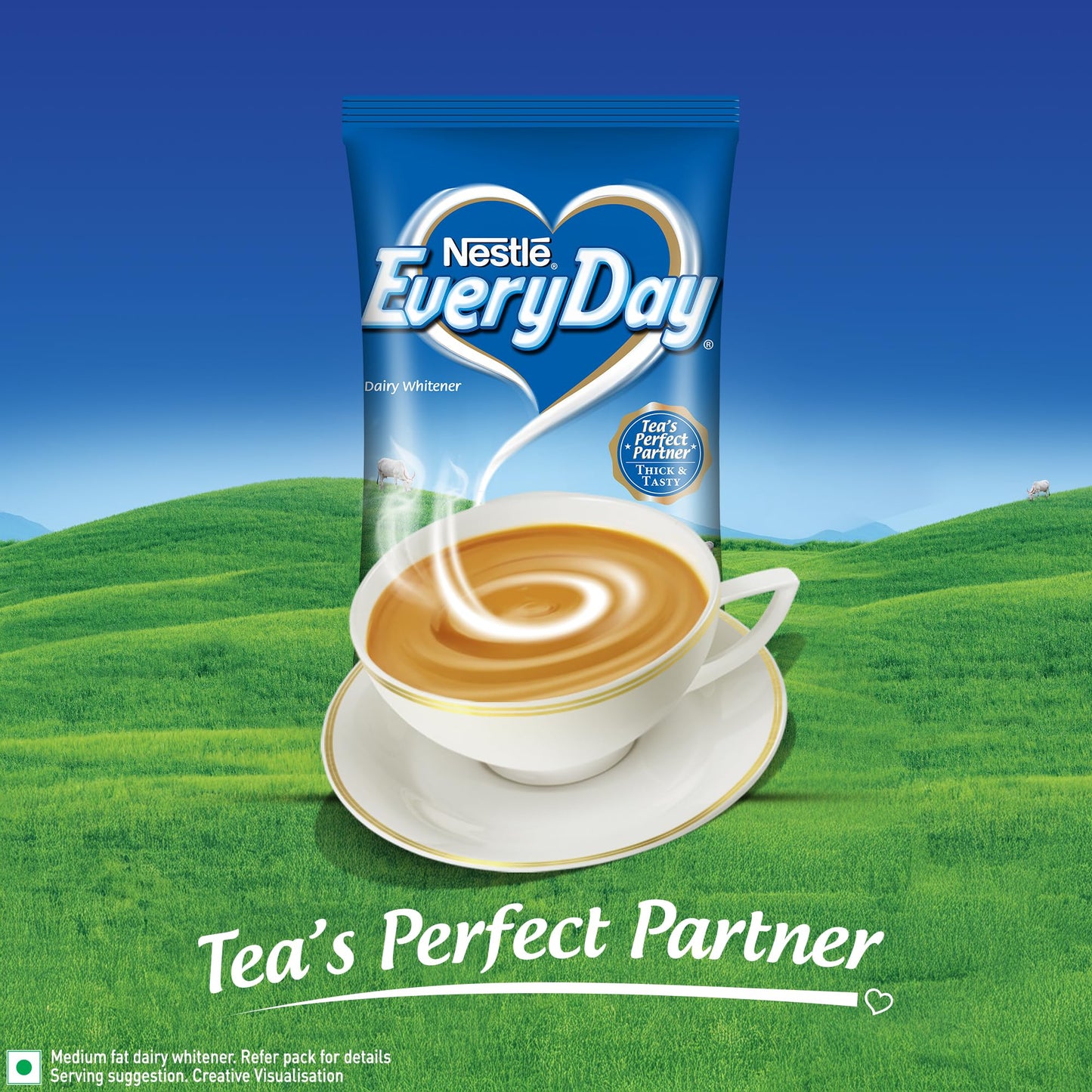 Nestle EveryDay Dairy Whitener, 1kg Pouch - Thick & Creamy
