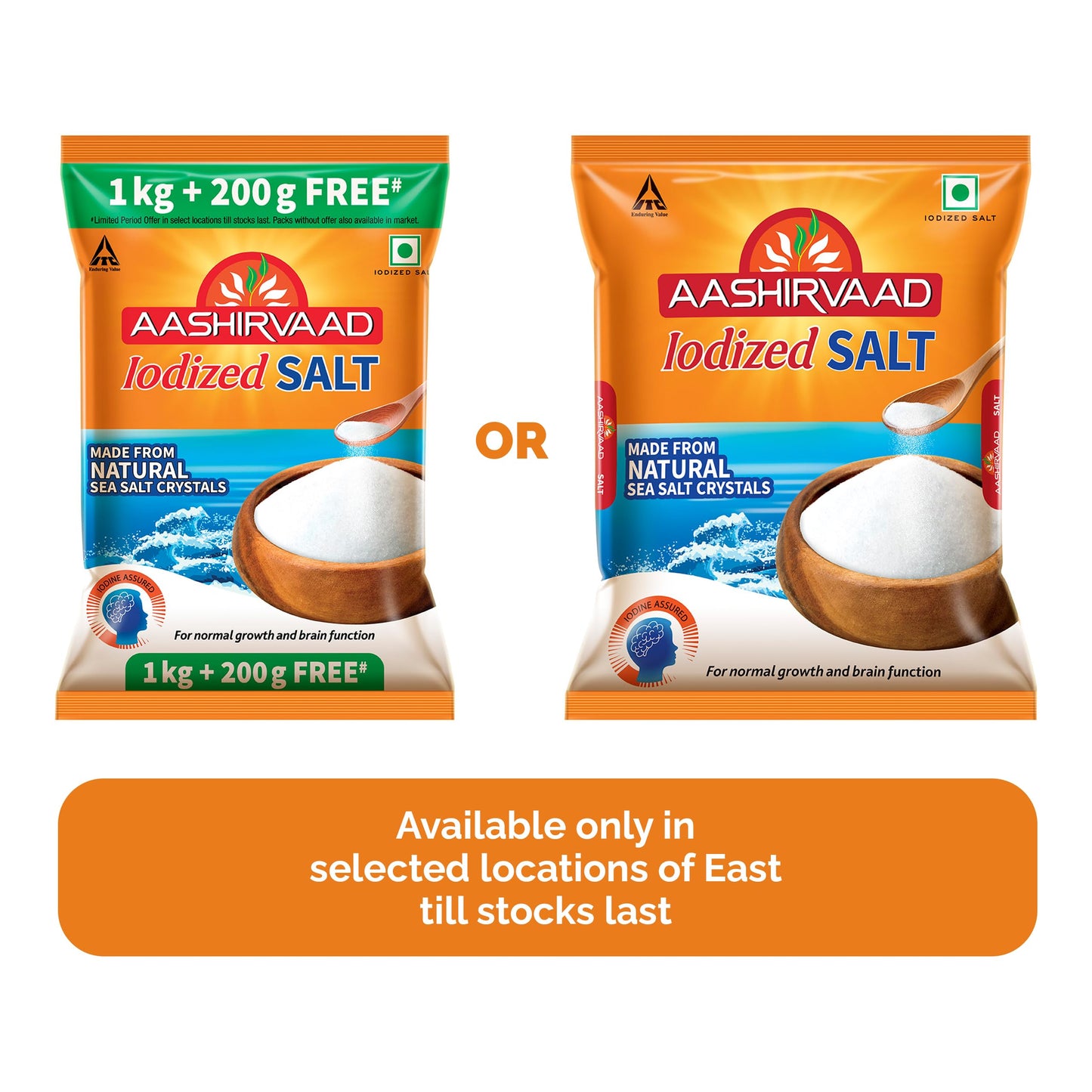 Aashirvaad Iodised Salt, 1kg - 4-Step Process for Quality