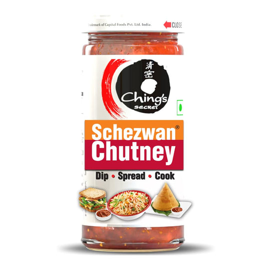 Ching's Schezwan Chutney 250g - Bold & Fiery Pickles