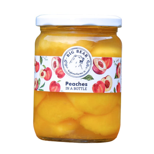 Big Bear Farms Canned Peaches 500 Grams - Fresh & Versatile