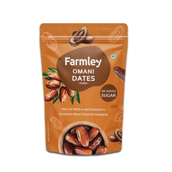 Farmley Omani Fard Dates, 400 g | Dried Fruits, High in Fiber