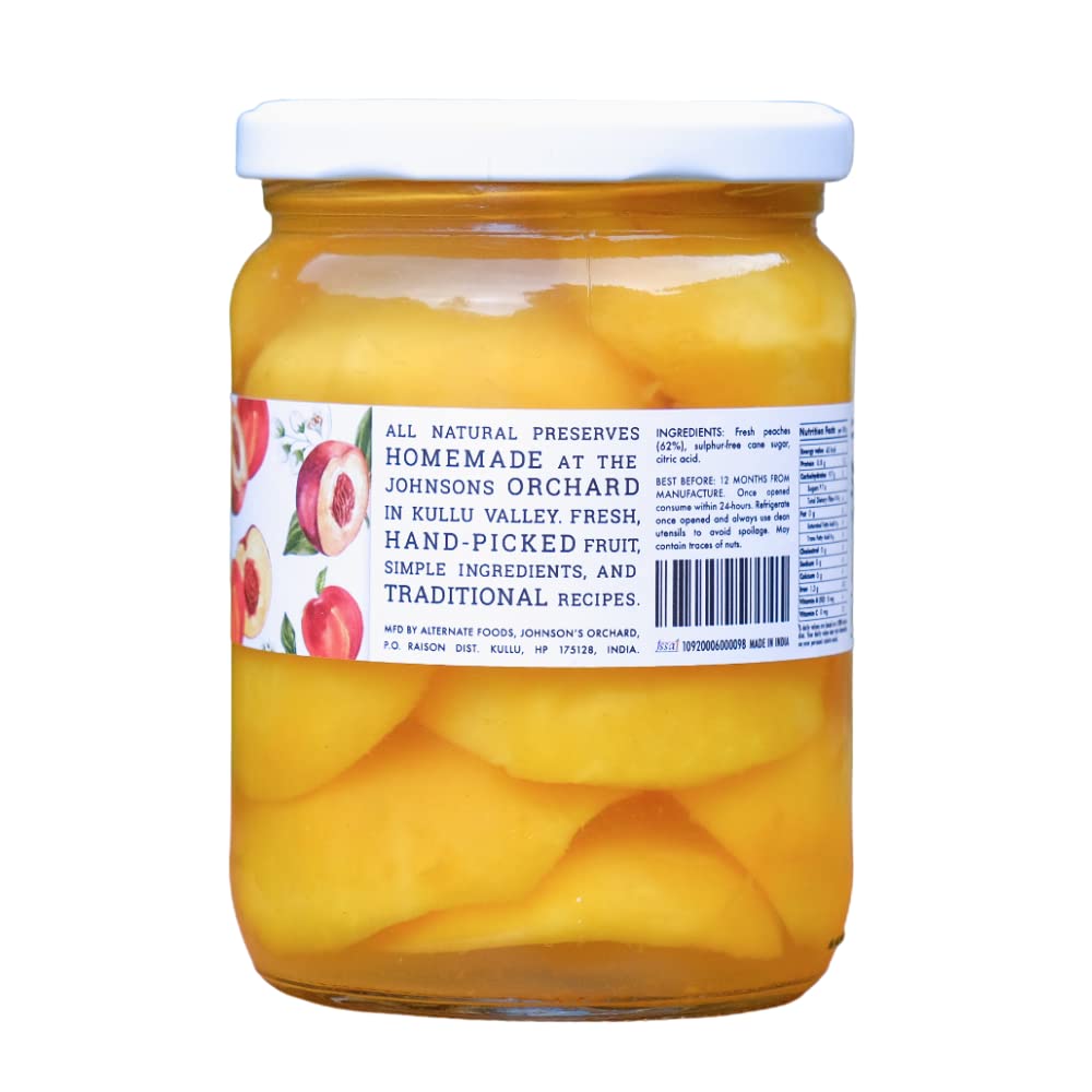 Big Bear Farms Canned Peaches 500 Grams - Fresh & Versatile