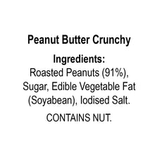 Dr. Oetker FunFoods Crunchy Peanut Butter, 750g | 91% Roasted Peanuts | 25% Protein | Plant-Based Spread