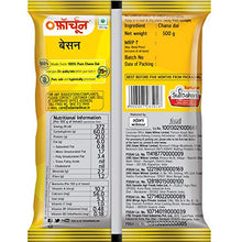 Fortune Chana Besan, 500 g - 100% Chana Dal Cooking Supplies