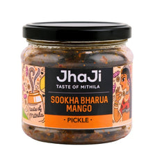 JhaJi Aam ka Sookha Bharua Achar | Dry Mango Pickle 250g | Handmade, Sun-Dried, Bihari Style