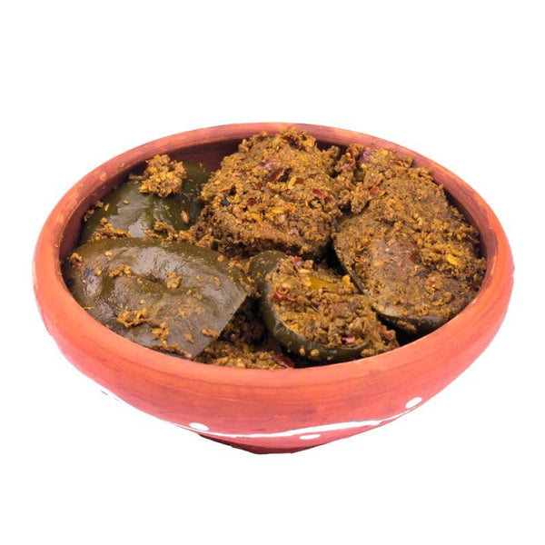 JhaJi Aam ka Sookha Bharua Achar | Dry Mango Pickle 250g | Handmade, Sun-Dried, Bihari Style