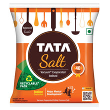Tata Salt 1 Kg - Iodised, Free Flowing, Vacuum Evaporated