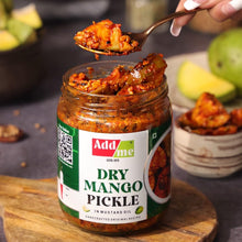 Add Me Dry Mango Pickle 500gm - Less Oil, Glass Jar