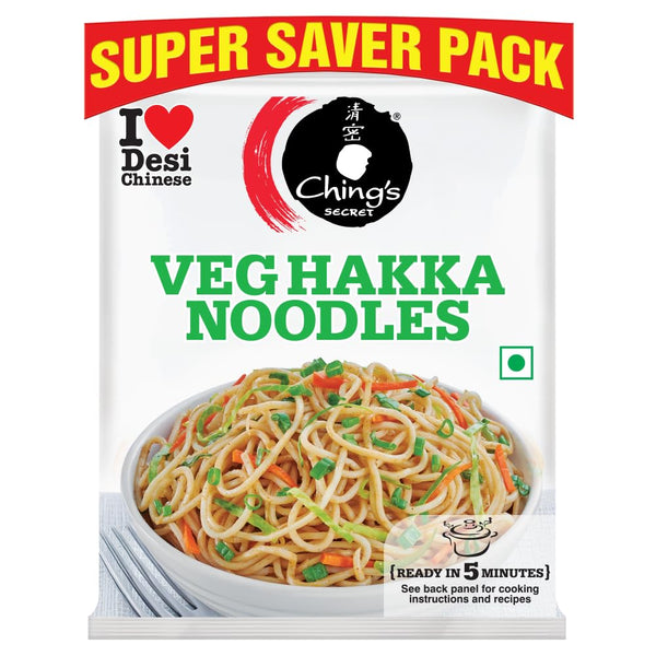 Ching's Veg Hakka Noodles 560 gm - Easy to Cook, Right Texture