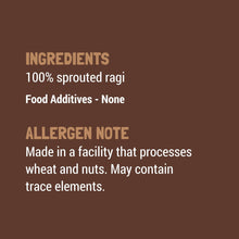 SLURRP FARM Sprouted Ragi Powder, 250 Gram - No Added Sugar, No Salt