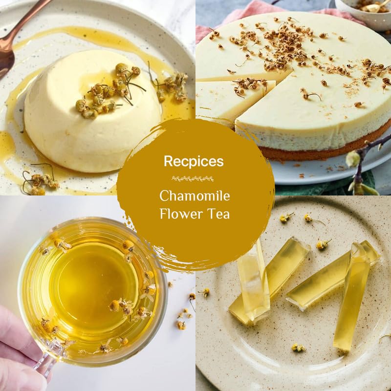 BLUE TEA Chamomile Tea - 30 g - Caffeine Free Herbal Tea - 30+ Cups