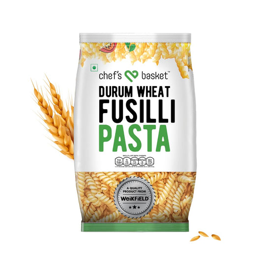 Chef's Basket Durum Wheat Fusilli Pasta | Vegetarian | 500 gm