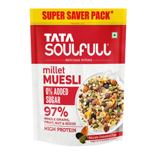 Tata Soulfull Millet Muesli 700g - 0% Added Sugar, High in Fibre