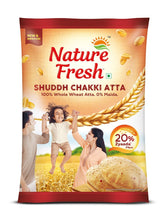 Nature Fresh Whole Wheat Flour 100% Chakki Atta - 1kg