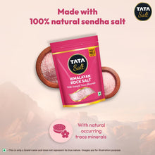 Tata Himalayan Rock Pink Salt, 1kg Pouch, Low Sodium, Crystal Salt