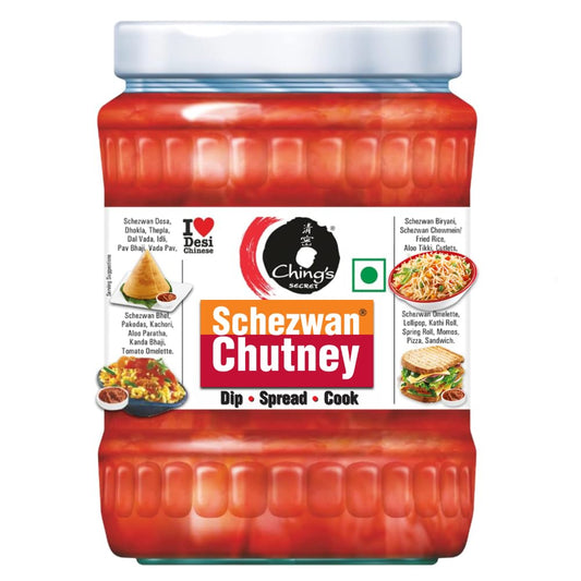 Ching's Secret Schezwan Chutney, 590g, Spicy Dip & Spread