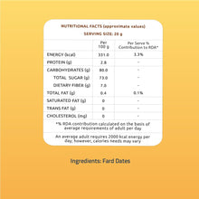 Farmley Omani Fard Dates, 400 g | Dried Fruits, High in Fiber