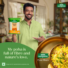 Tata Sampann Popular Poha, Thick, 1kg - High in Fibre & Protein