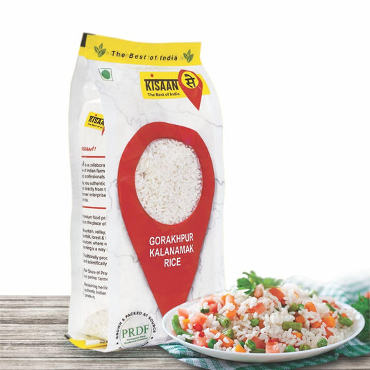 KisaanSay Kalanamak Rice 2KG | Aromatic, Low Glycemic, Nutrient-Rich