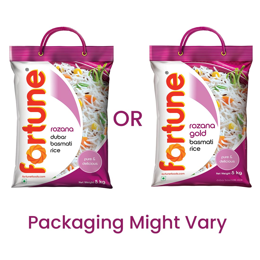Fortune Rozana Gold Basmati Rice, 5 kg - Flavourful Daily Cooking Rice