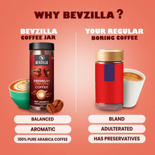 Bevzilla Arabica Instant Coffee Powder 200g | Makes 100 Cups | Ideal for Espresso & Latte