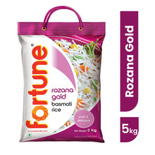 Fortune Rozana Gold Basmati Rice, 5 kg - Flavourful Daily Cooking Rice