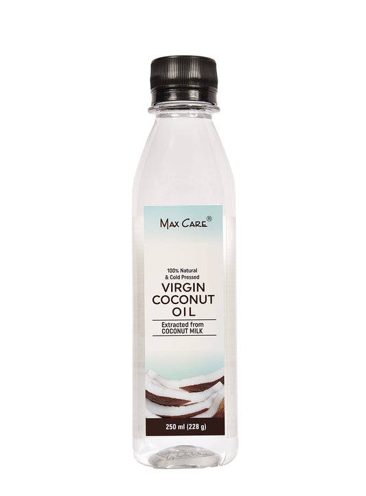 Max Care Virgin Coconut Oil 250ML - Cold Pressed, 100% Natural
