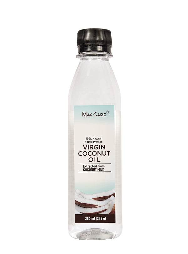 Max Care Virgin Coconut Oil 250ML - Cold Pressed, 100% Natural