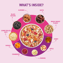 Bagrry’s Fruit & Nut Muesli - 750G | 30% Real Fruits, Nuts & Seeds, 38% Oats
